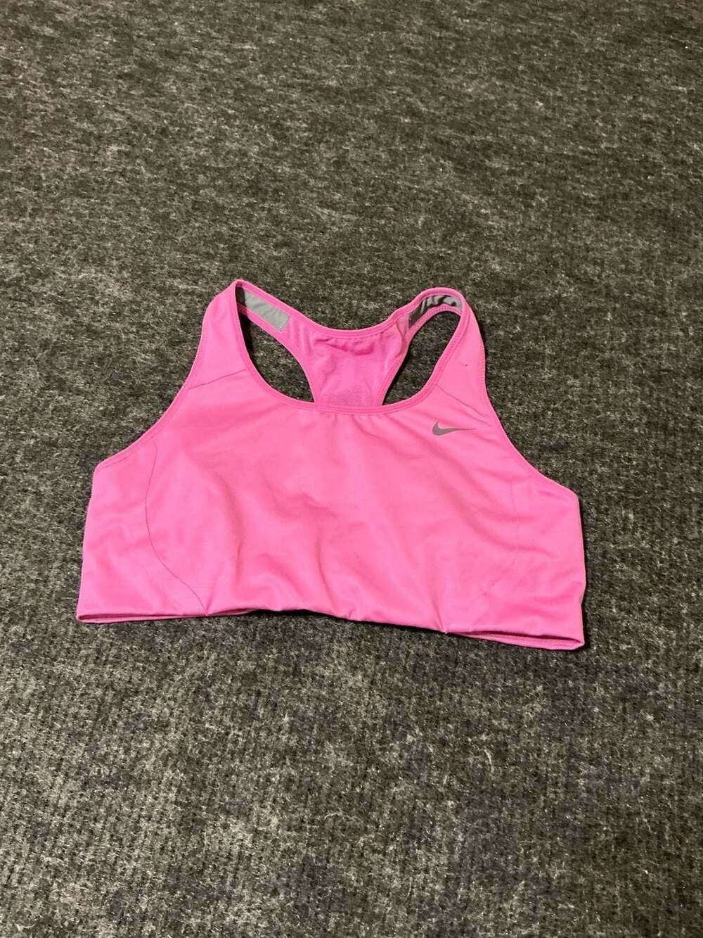 Nike Dri-FIT Racerback Sports Bra Womens Size Large Pink
